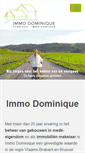 Mobile Screenshot of immo-dominique.be